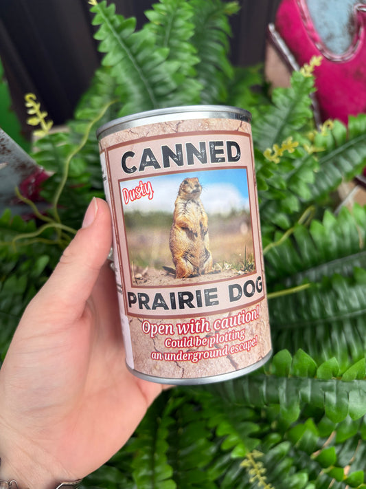 Dusty the Canned Prairie Dog Stuffie