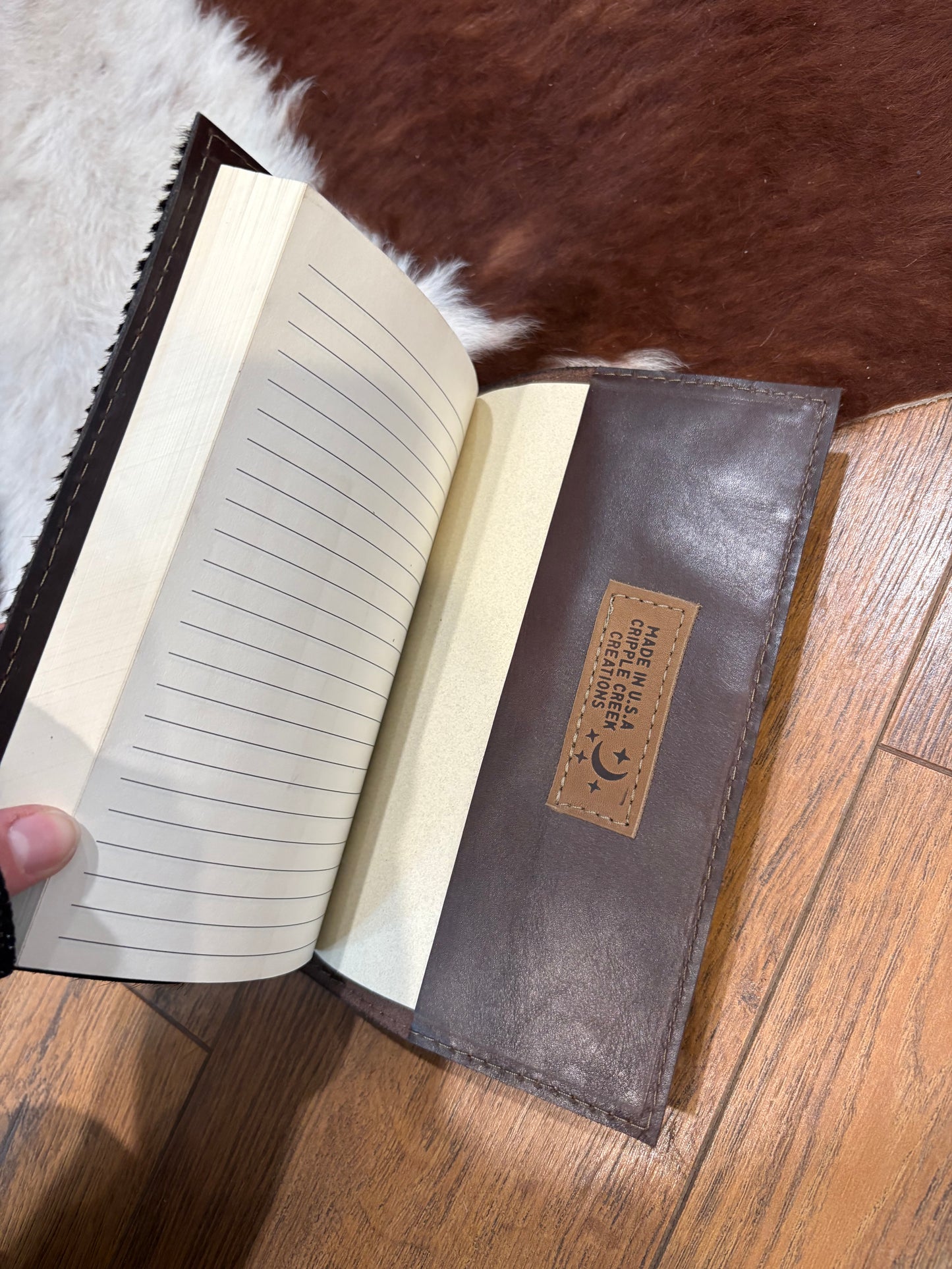 Croc Cowhide Book-cover