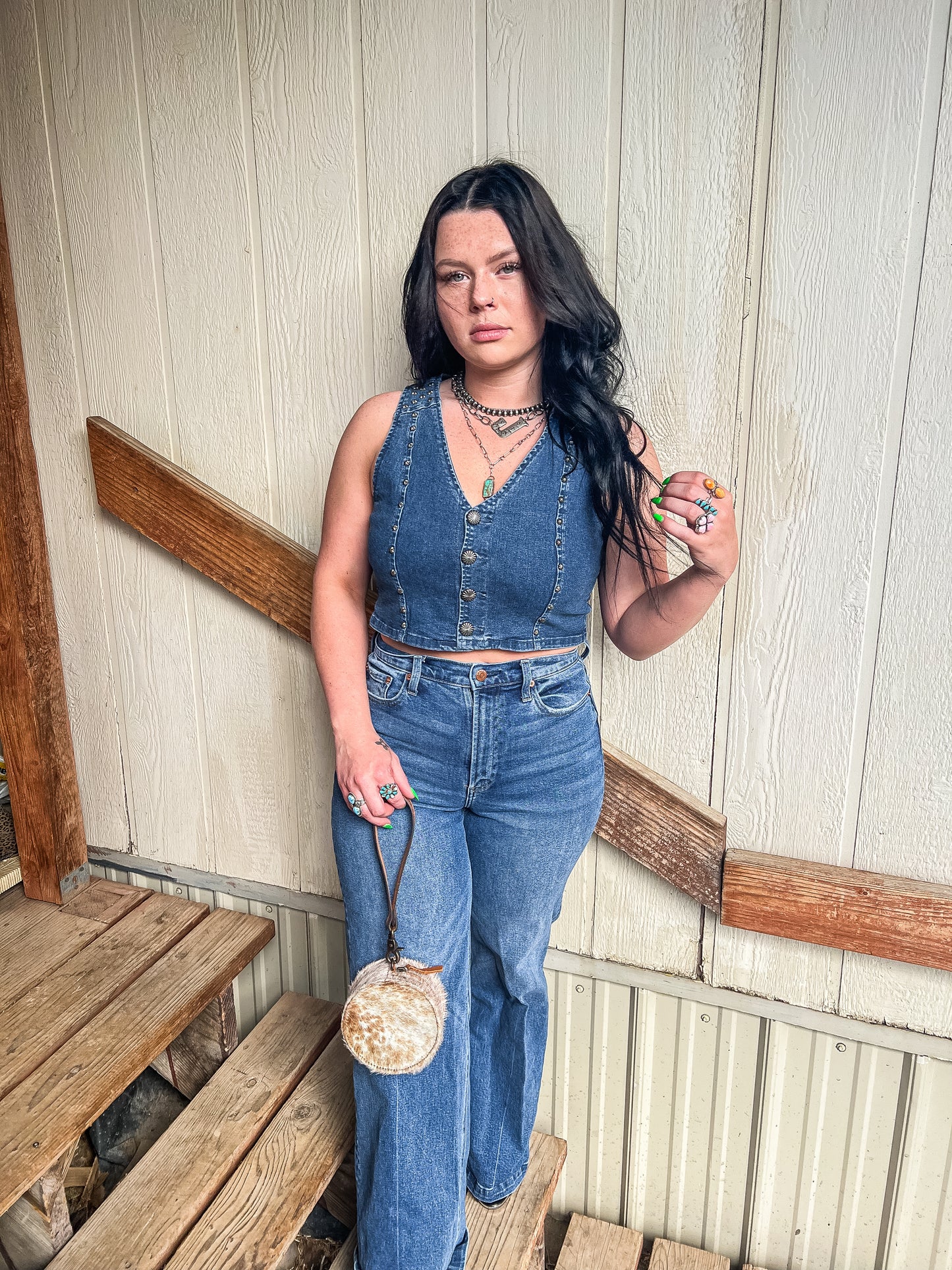 Pecos Queen Vest *DENIM