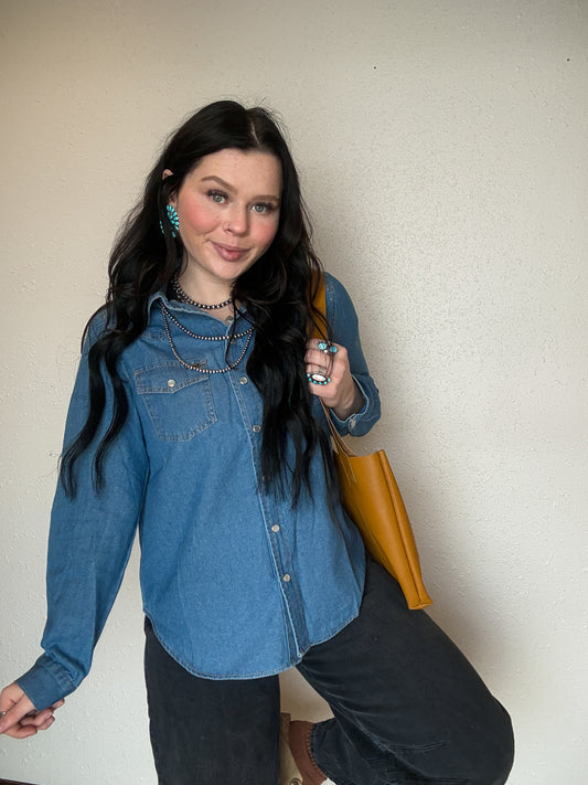 The Paisley Pearl Snap