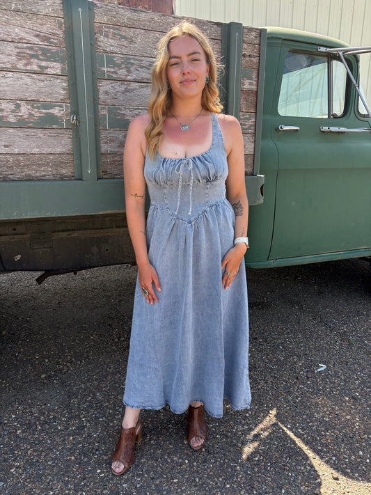 The Firework Denim Dress