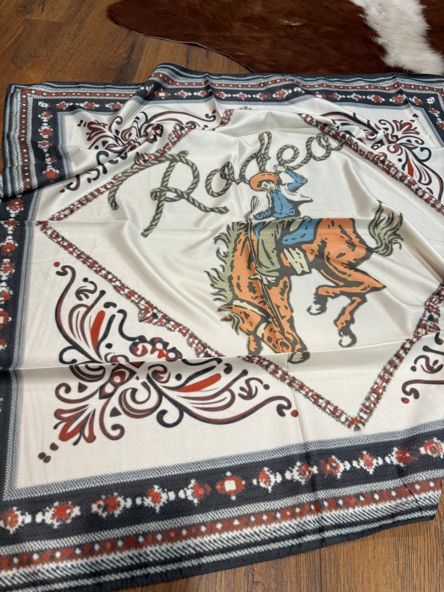 Cream Rodeo Wild Rag