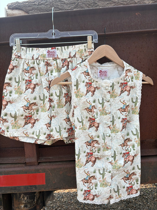 The Cactus Cantina Set TOP&SHORTS