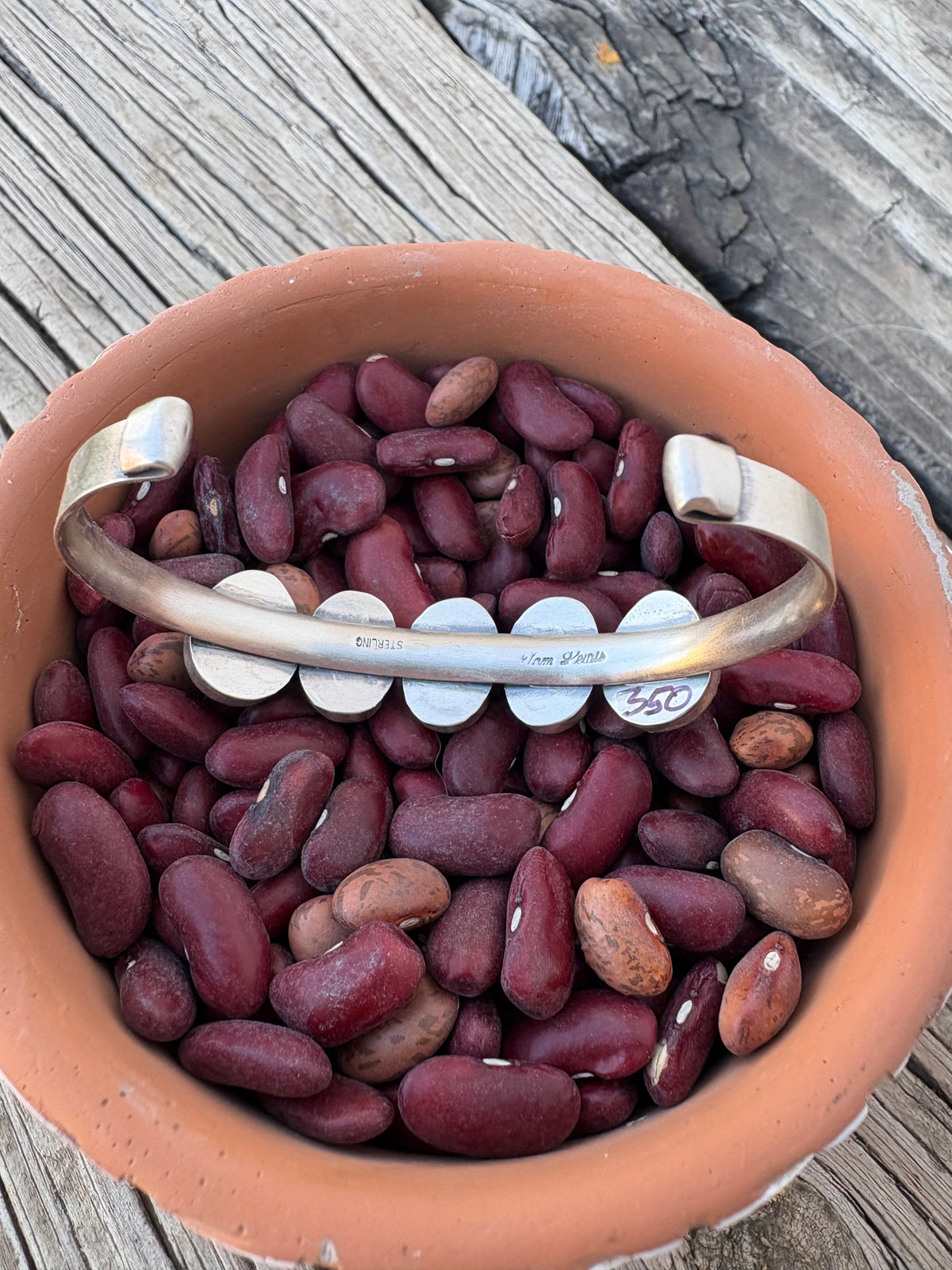 Elon Lewis Native Made 5 Stone Cuff