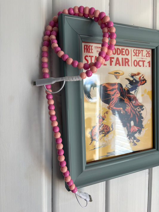 Pink Duo 4-in-1 Bead Charging Cable