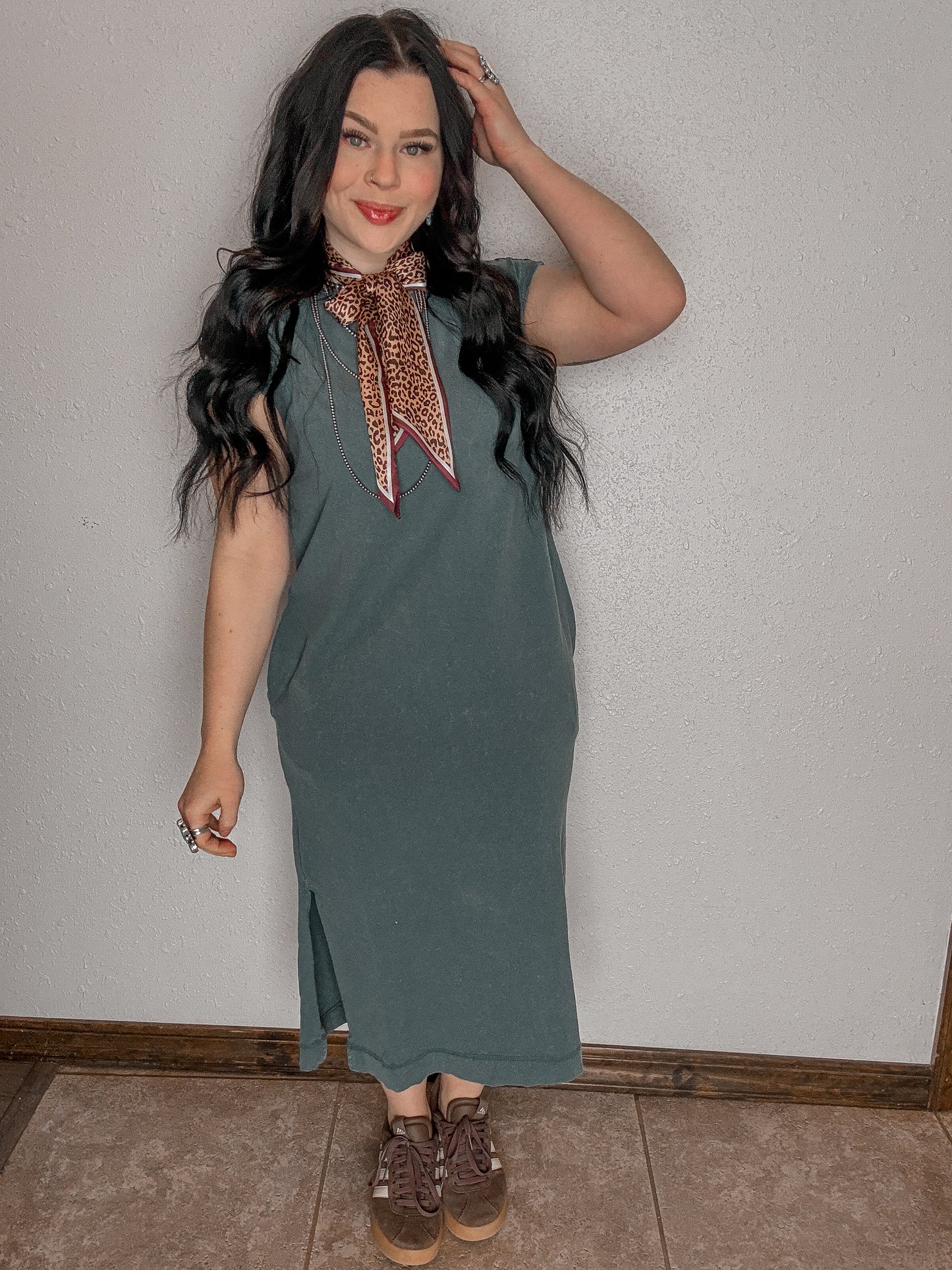 The Teal Casual Dress