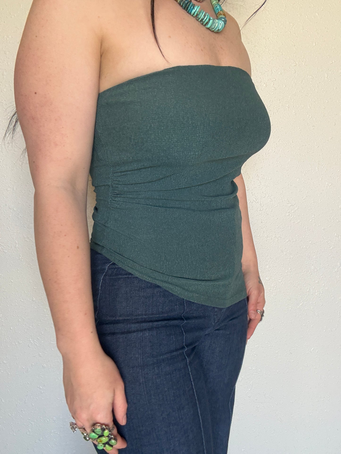 The Tally Tube Top *Turquoise
