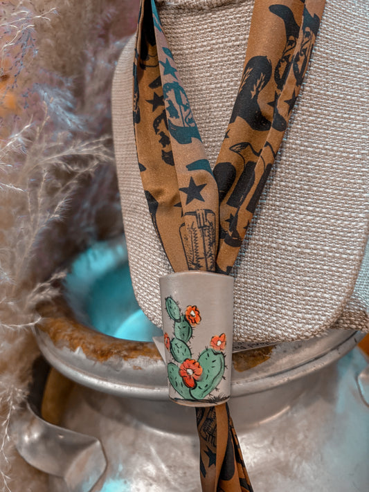 Hand Painted Scarf Slide