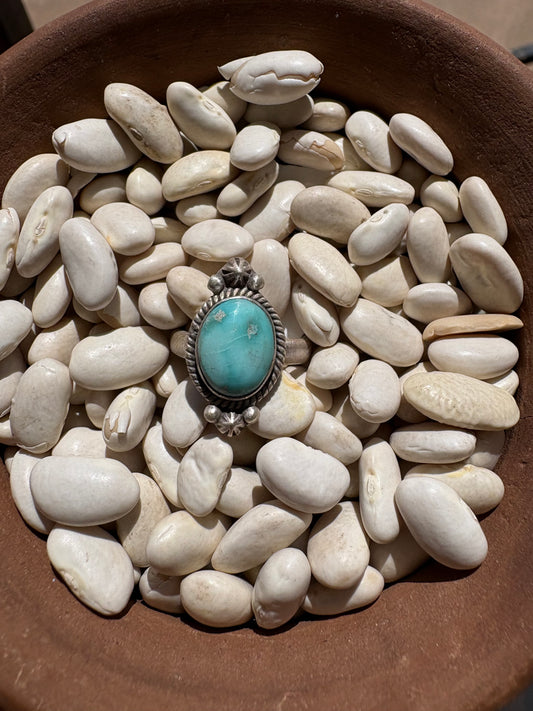 Dainty Adjustable White Water Ring