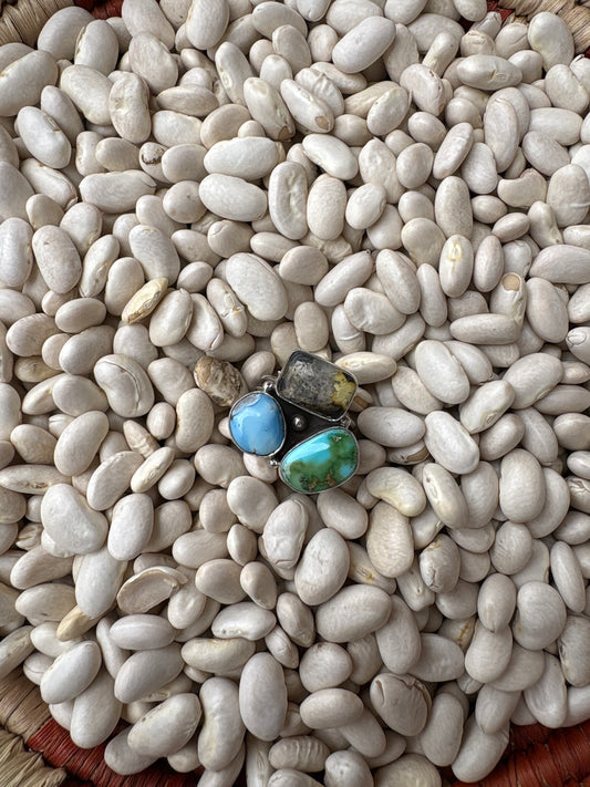 Multi Stone Cluster Ring