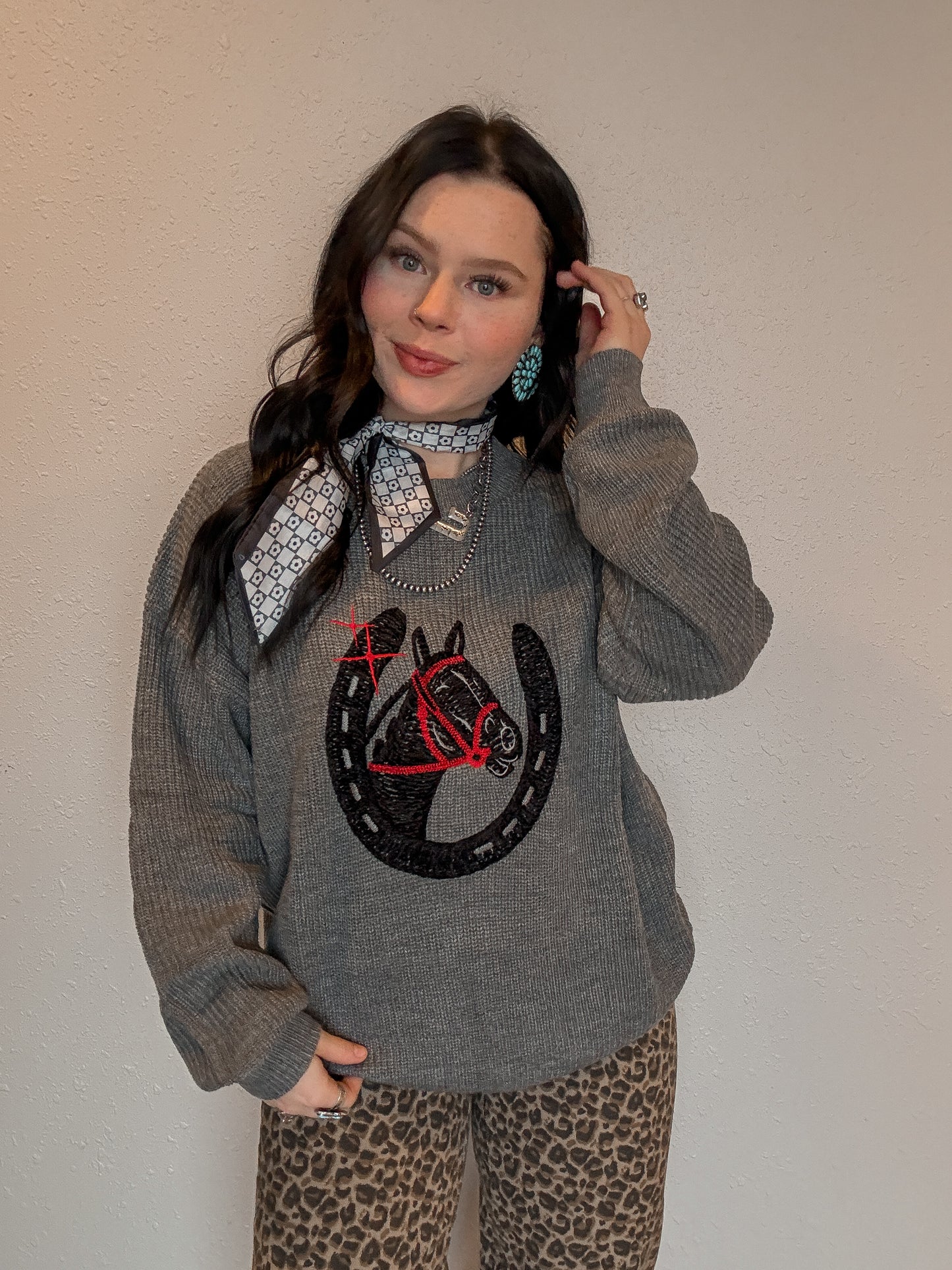 The Roper Leopard Jeans *ONE LARGE*