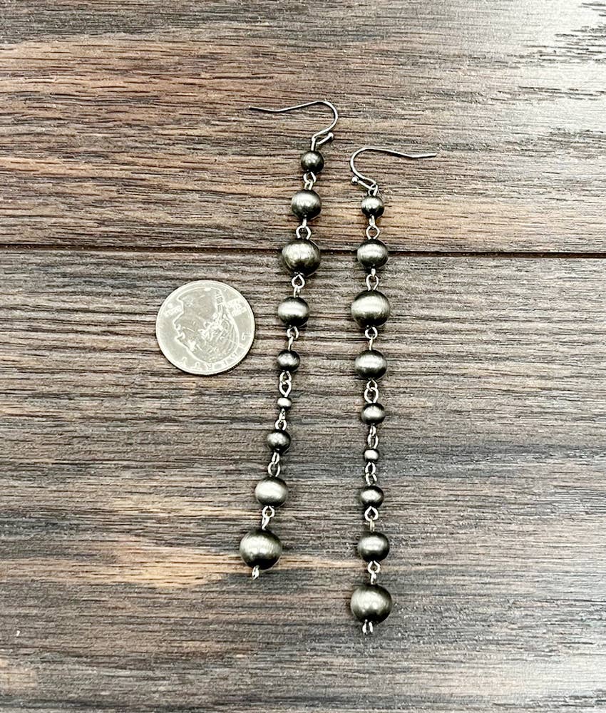 Rosary Bead Earrings