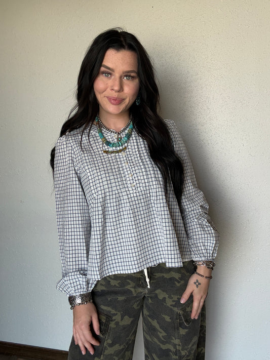 The Pumpkin Patch Long Sleeve *Blue