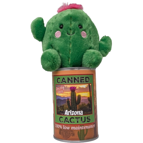 Arizona Edition - Prickly Pete the Canned Cactus Stuffie