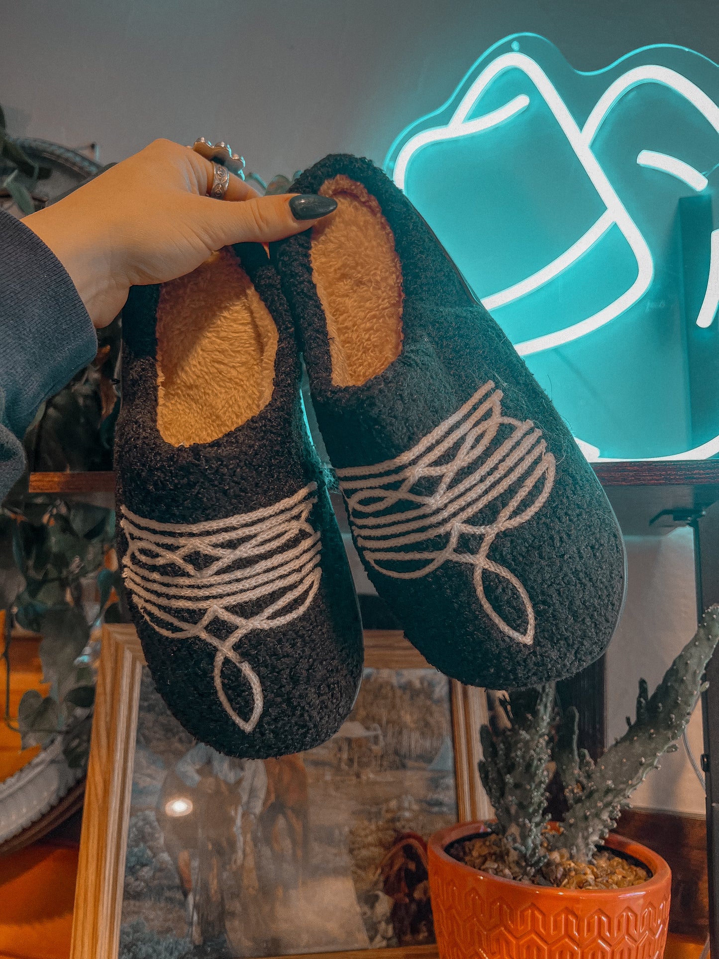 Boot Stitch Slippers