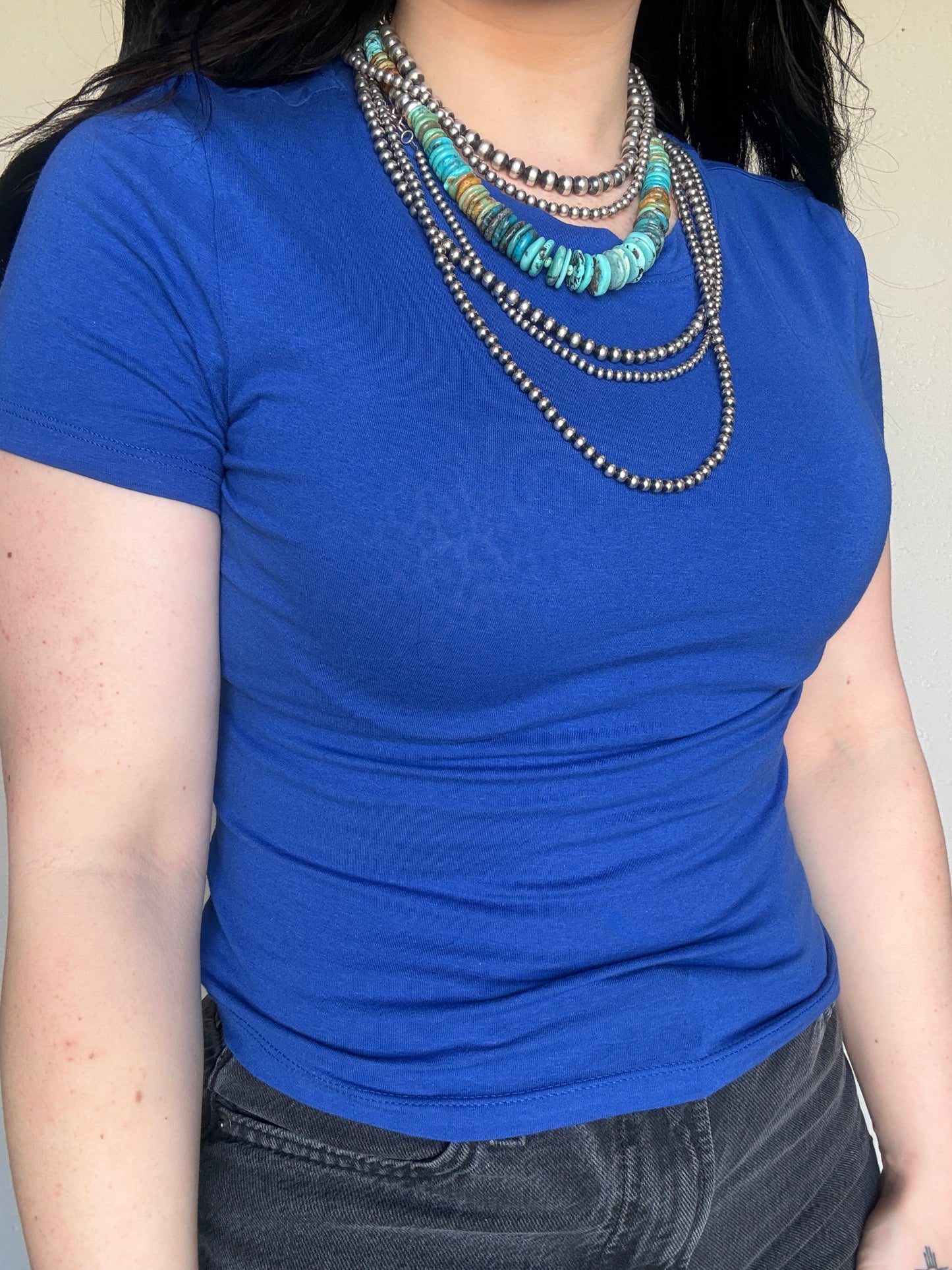 Cotton Basic Tee *Royal