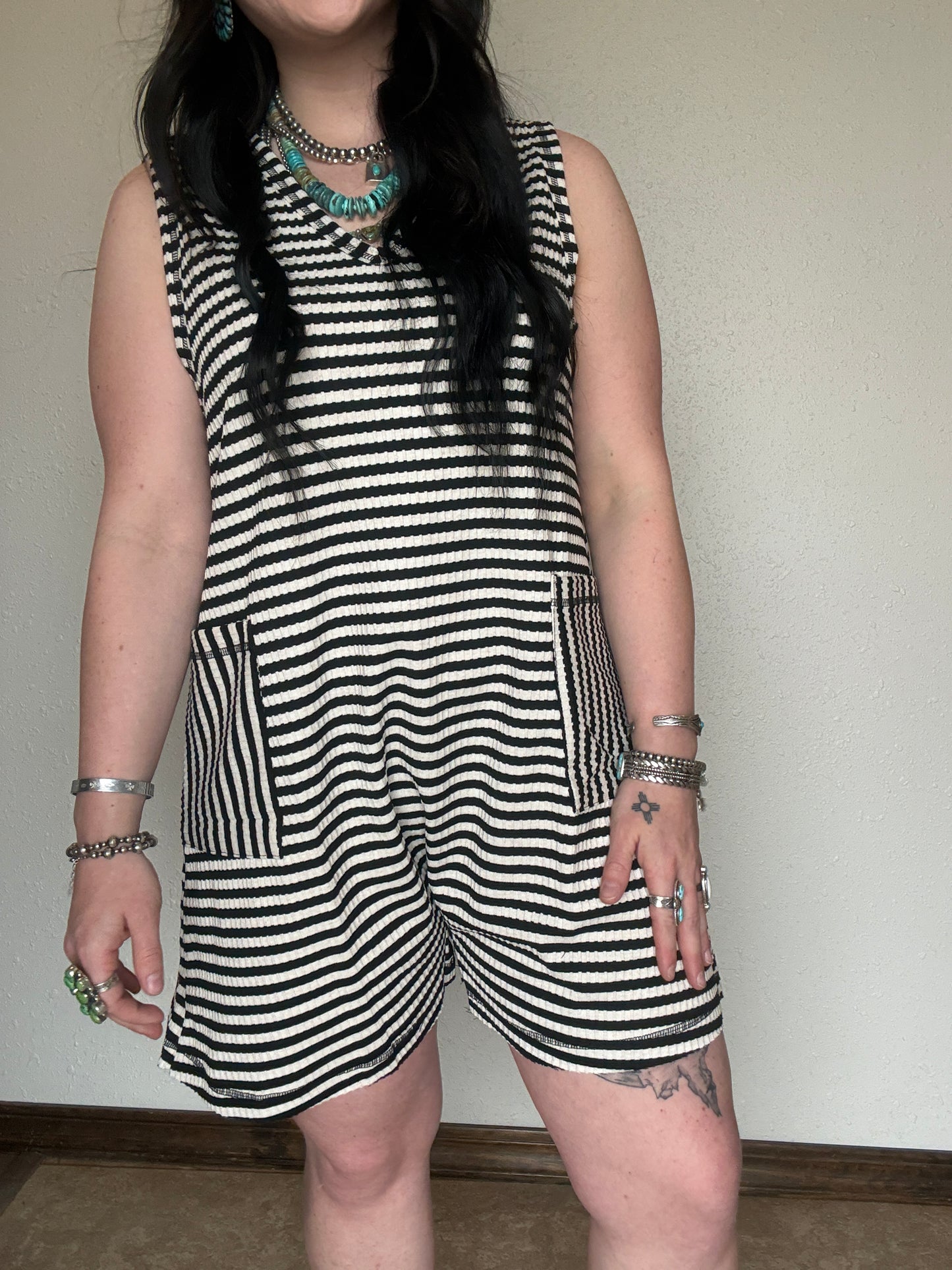 The Casual Cowgirl Romper