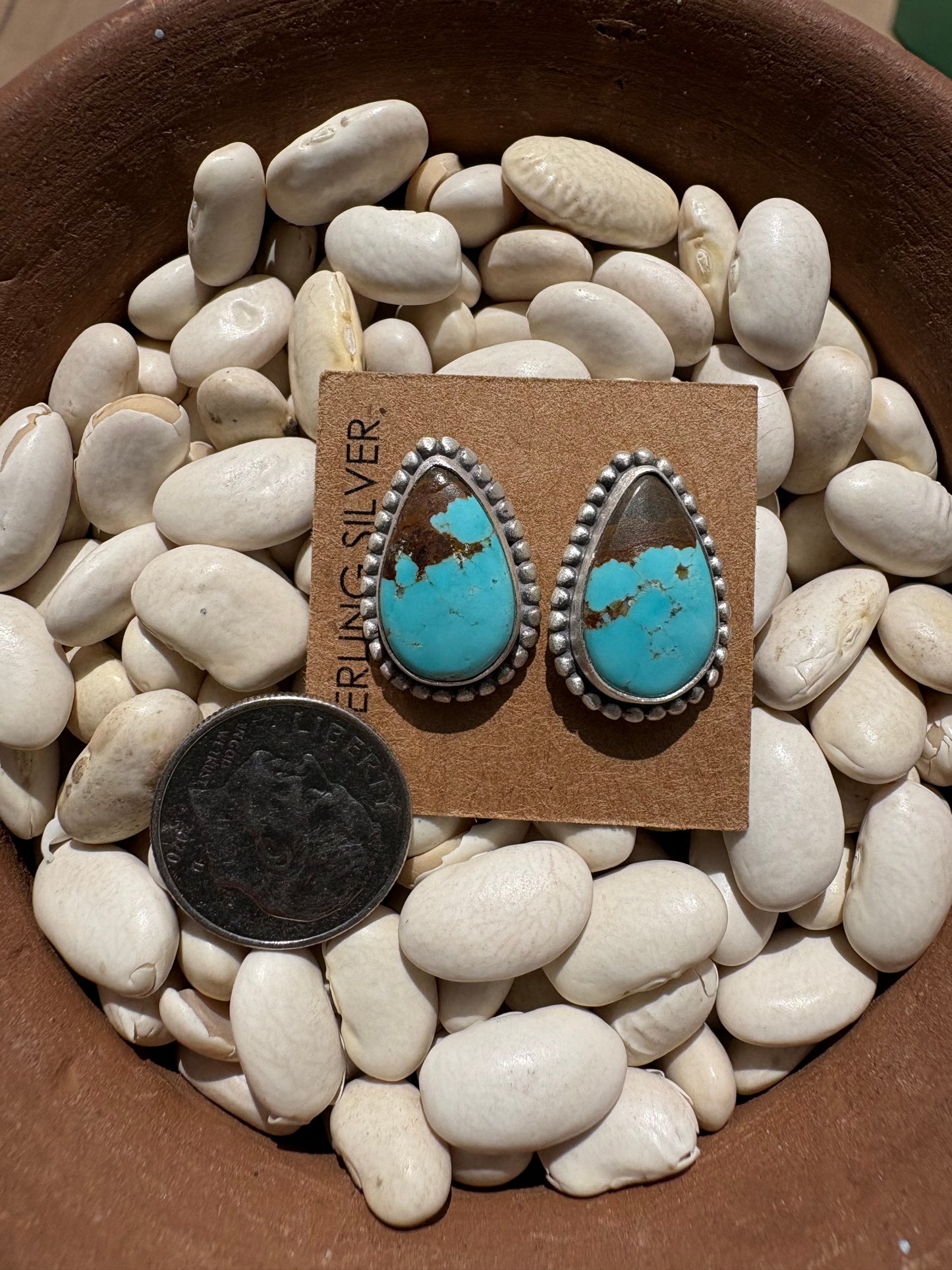 Mine 8 Turquoise Everyday Studs