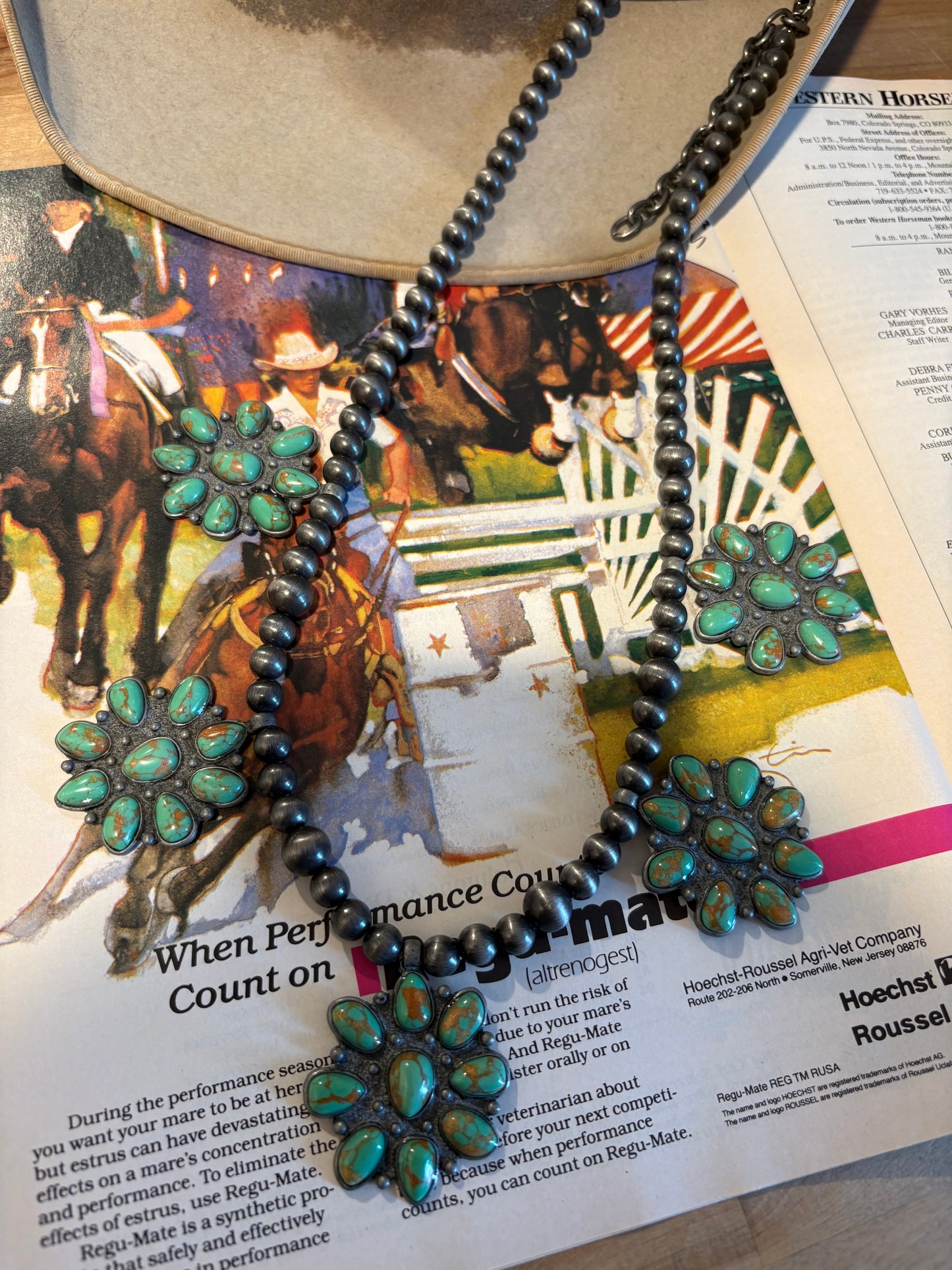 Pearl Cluster Necklace
