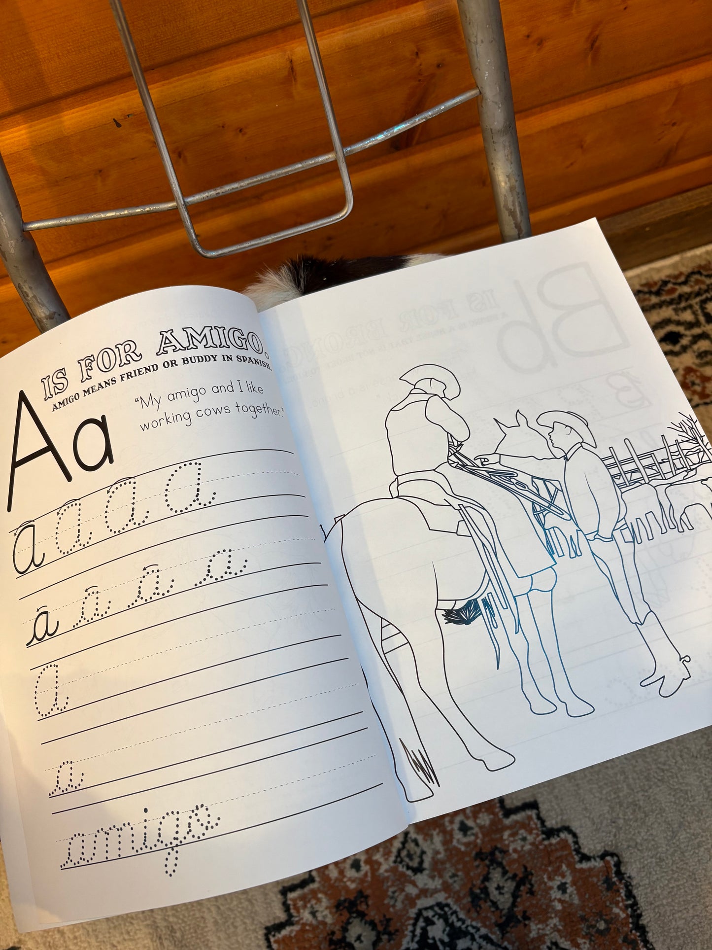 Ranching Bored On The Ranching: Cursive Handwriting Book