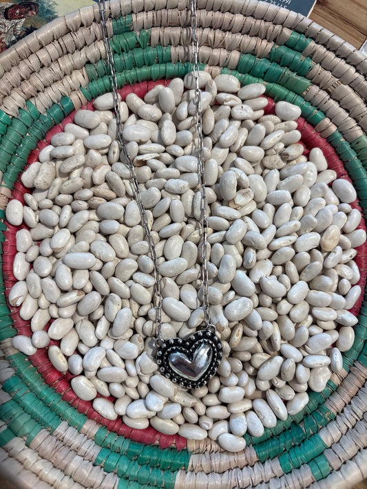 BUBBLE HEART NECKLACE