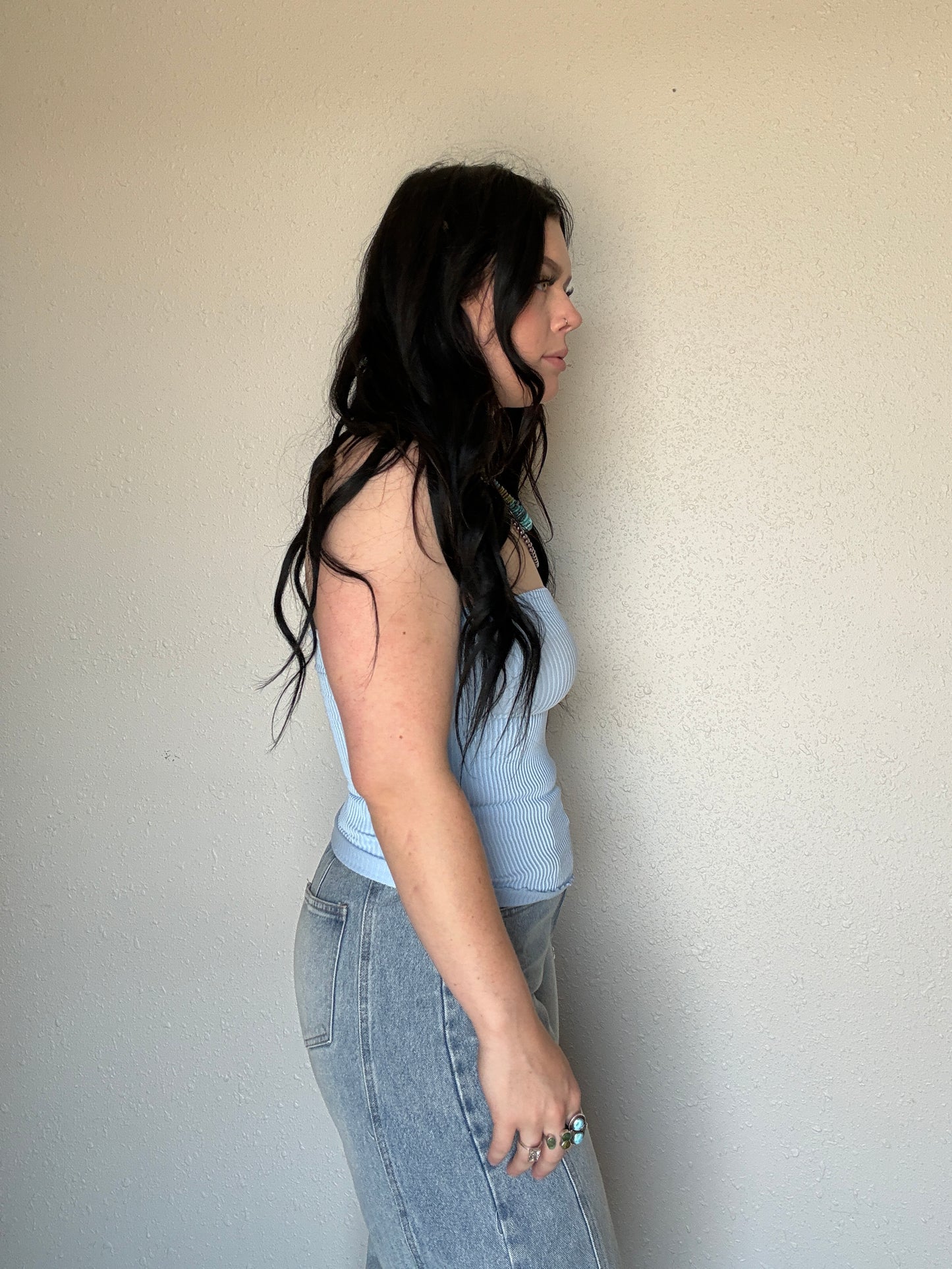 Fitted Tube Top *Blue