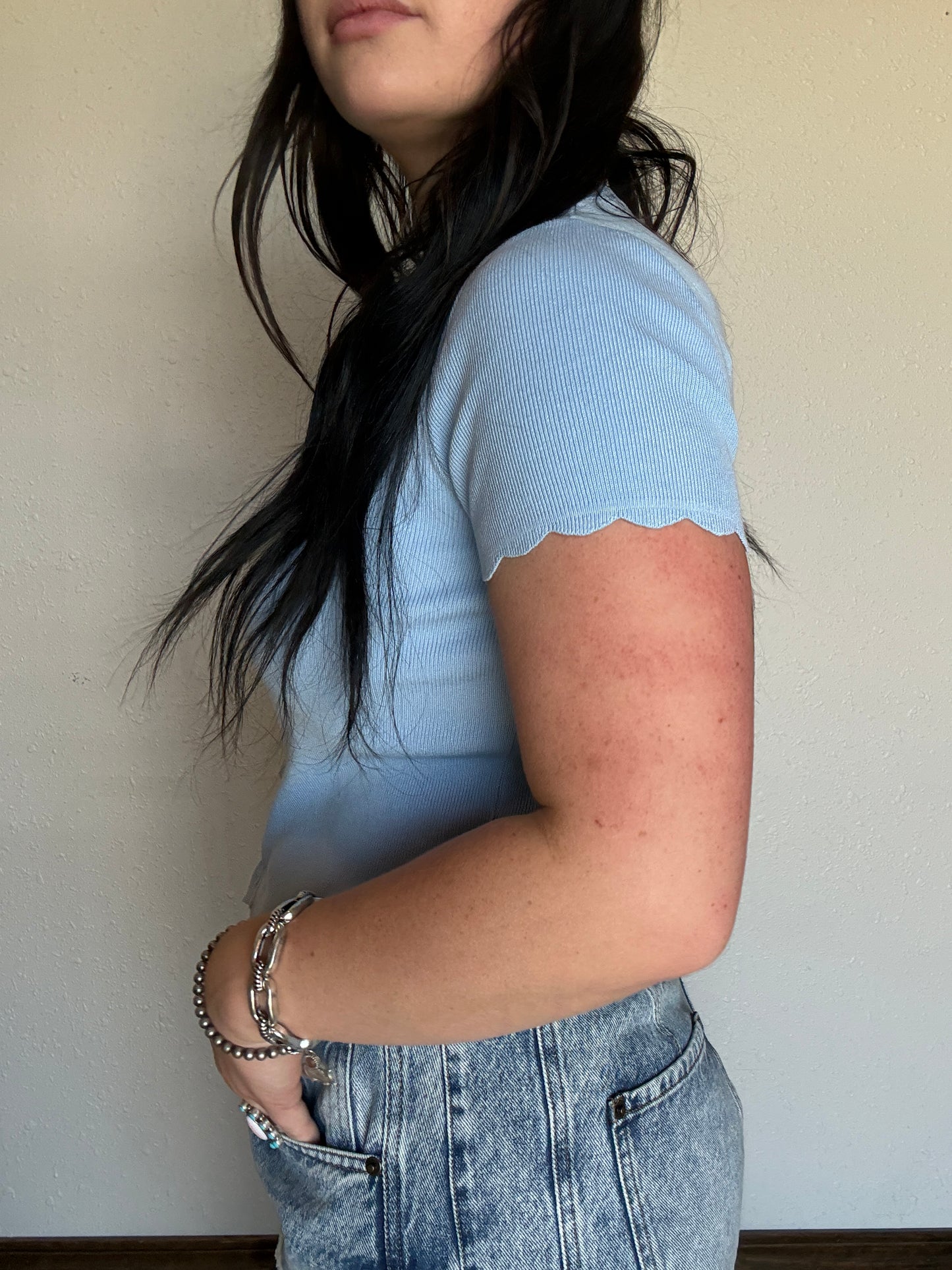 The Kels Ruffle Top