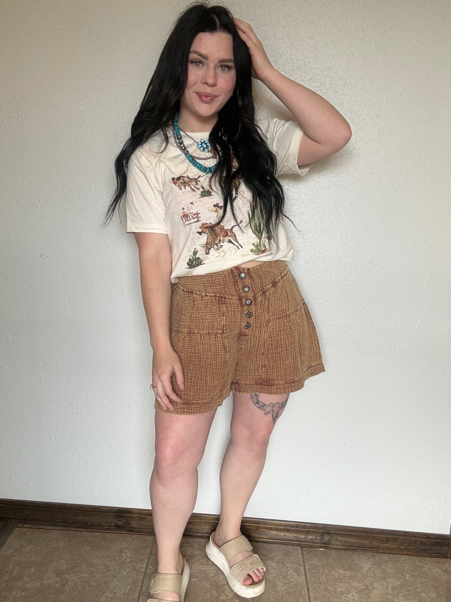 Grandpas Wallpaper XOXO ART Hand-drawn Tee