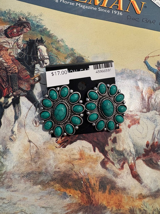 Flower Cluster Studs