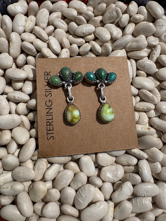 Mojave Turquoise & Palomino Dangles