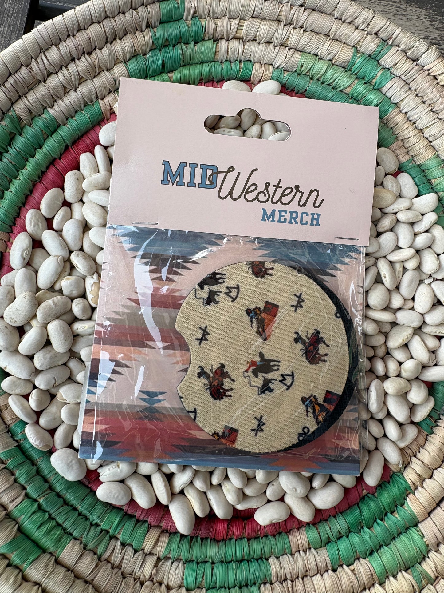 Vintage Cowboy Car Coasters