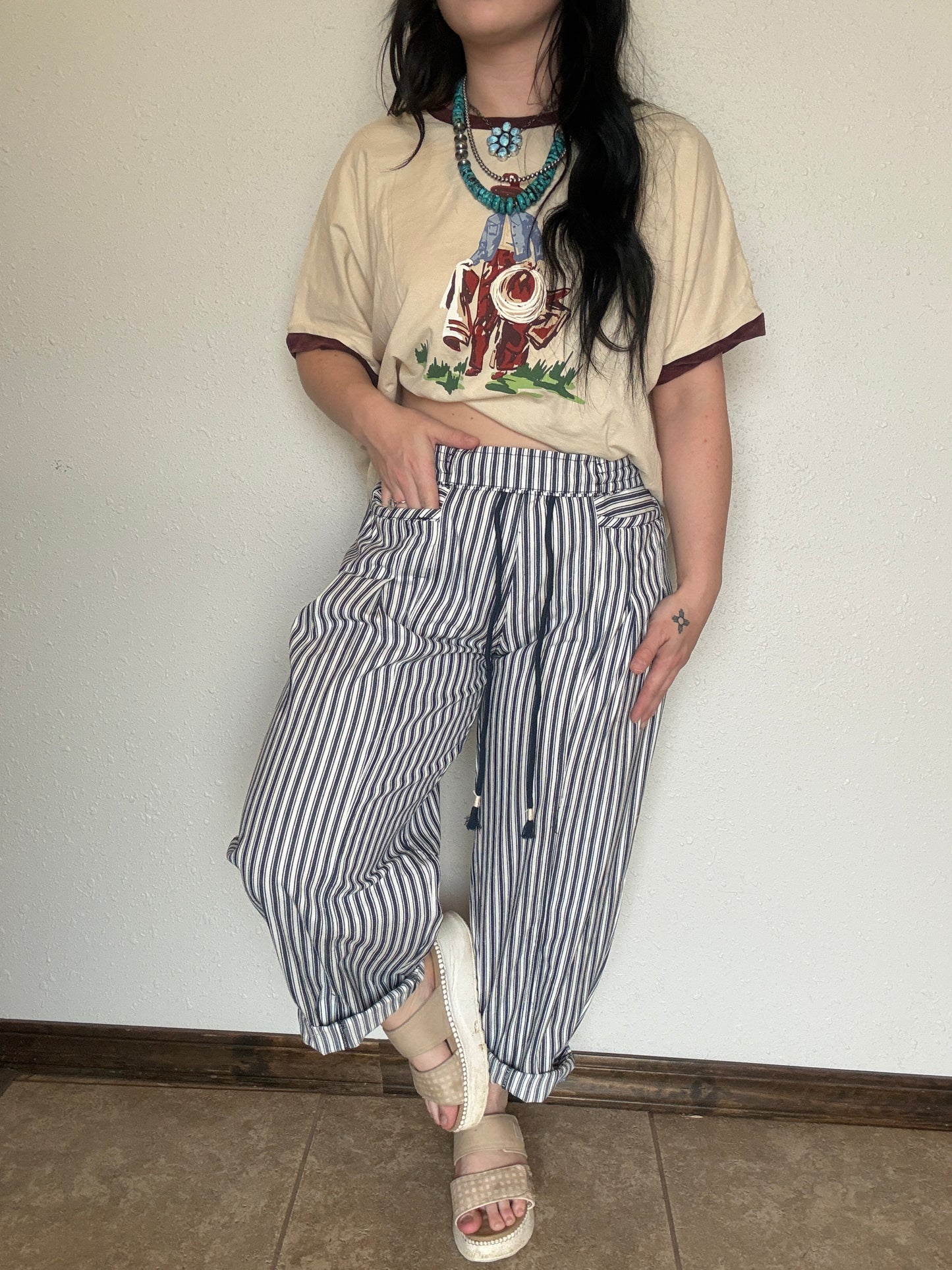 The Cayko Stripe Denim *Navy