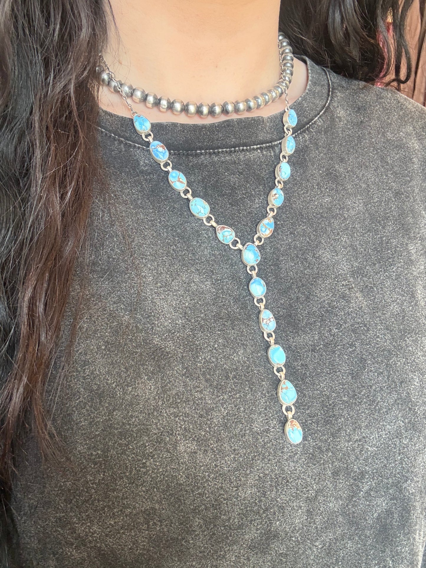 Golden Hills Lariat Necklace