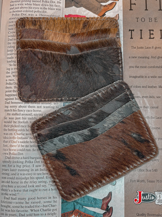 Multi-Cowhide 6 Slot Card Holder