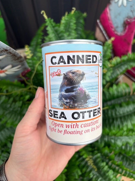 Dave the Canned Sea Otter Stuffie
