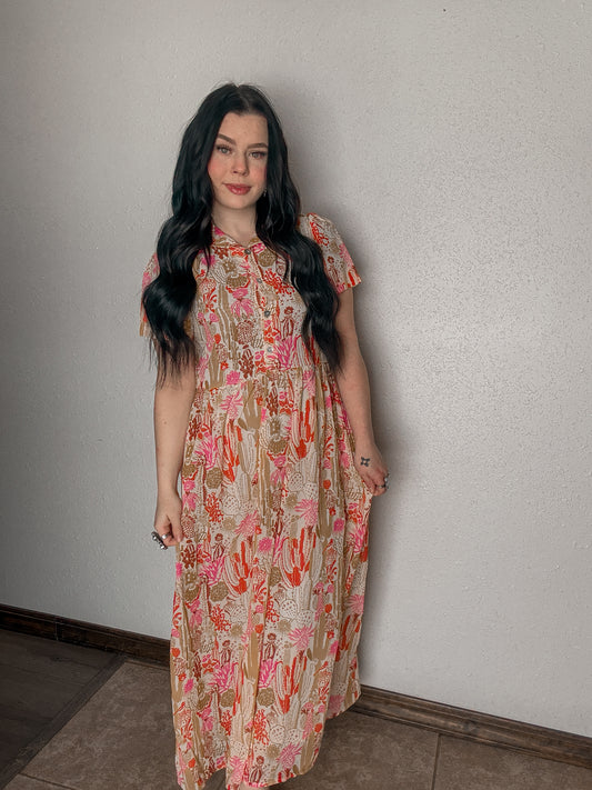 The Cactus Cantina Maxi Dress