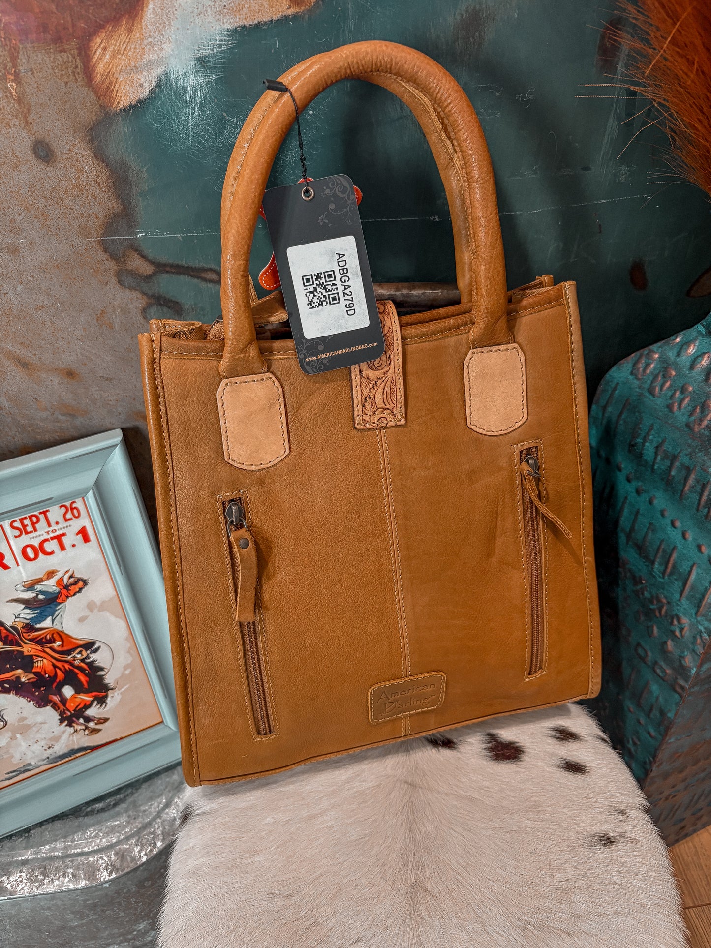 The York Cowhide Bag