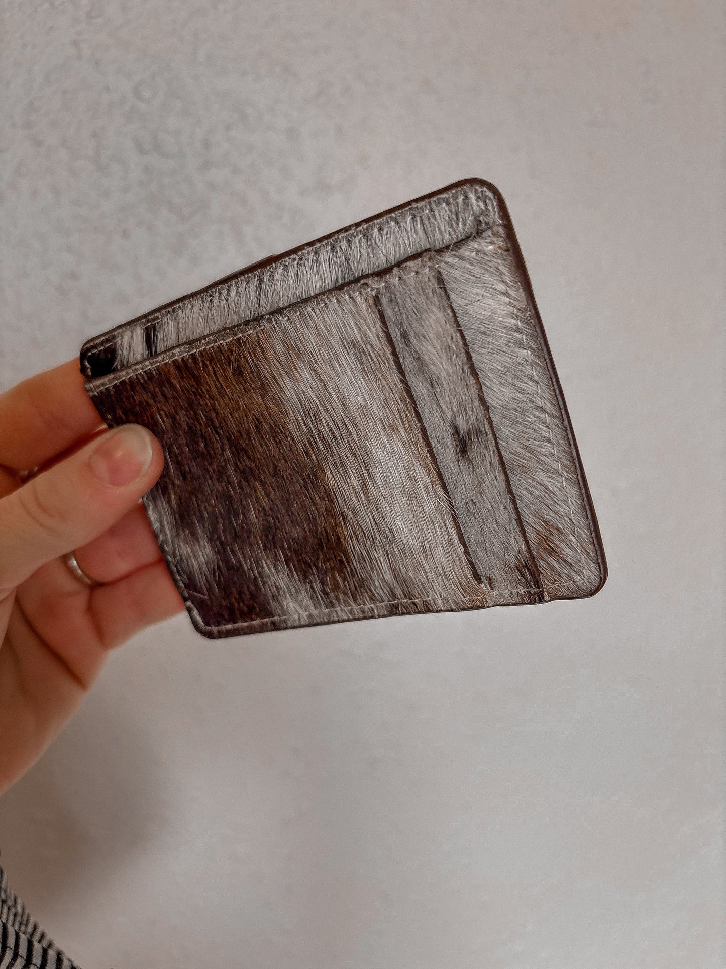 Cowhide Card & ID Holder