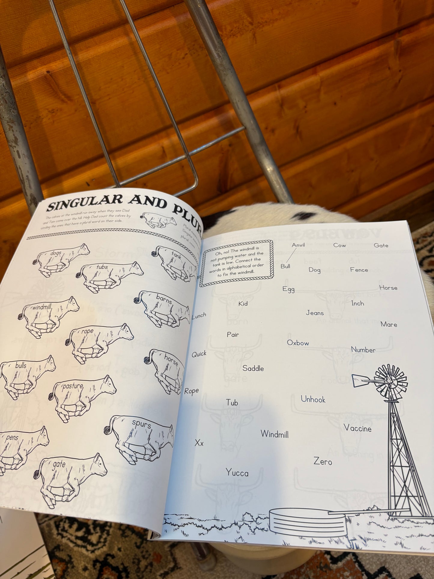 Bored On The Range Cowboy Tom: Word & Reading Workbook TWO