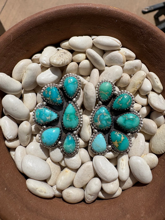 Large Emerald Valley Turquoise Half Clusters