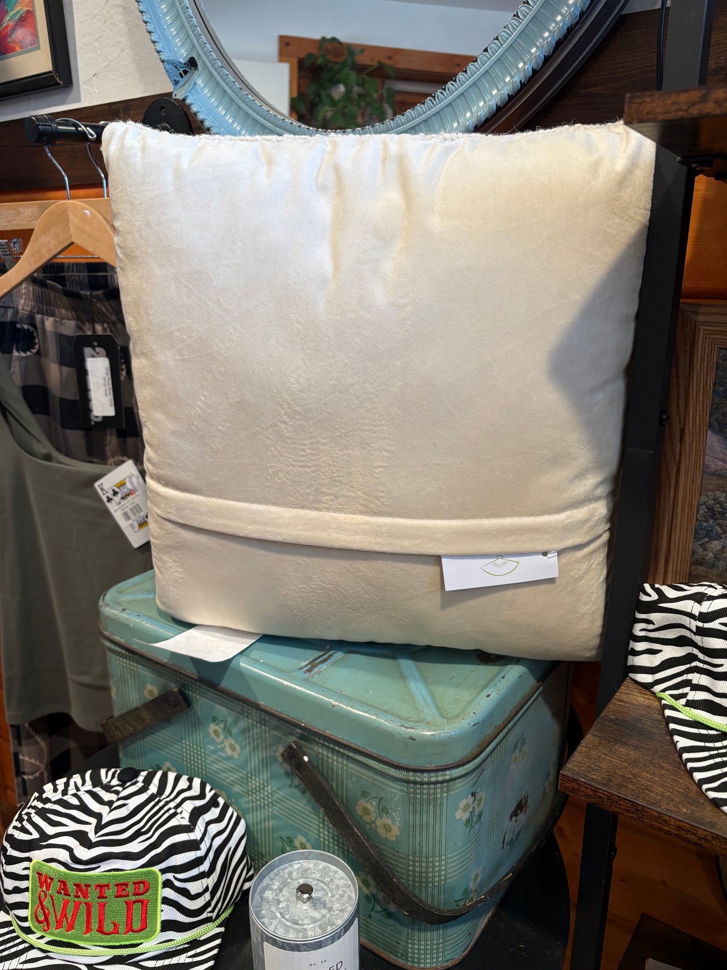 Roaming Buffalo Wool Hook Pillow PRE-ORDER