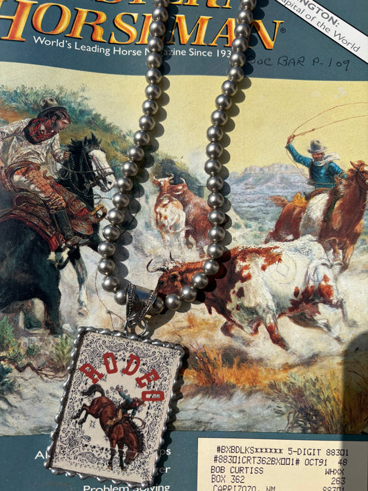 Rodeo Pendant & Pearls
