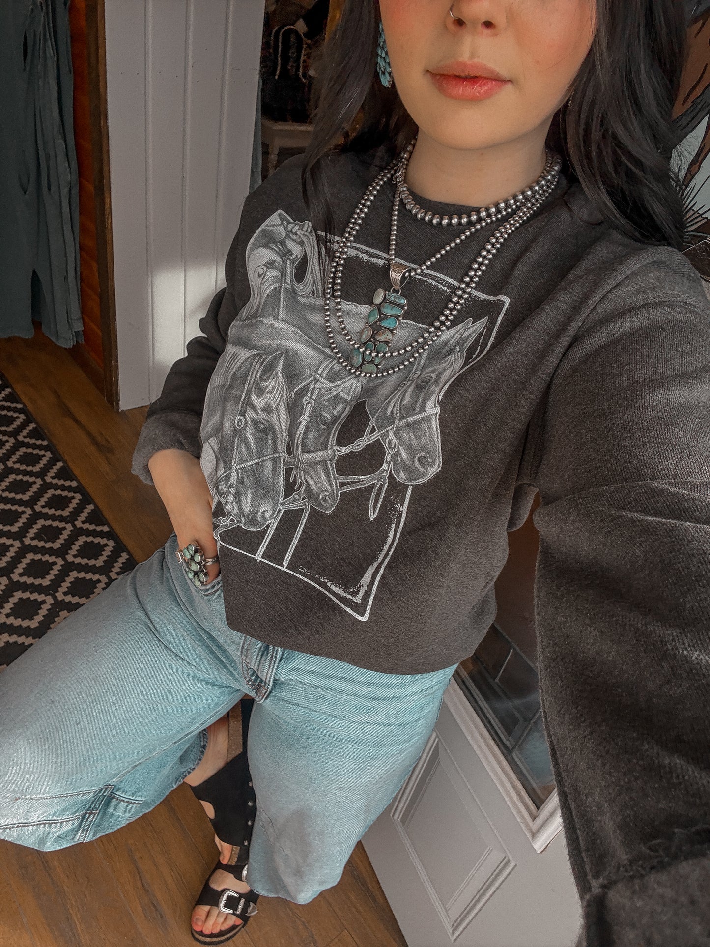 The Trio XOXO Art Co Crewneck