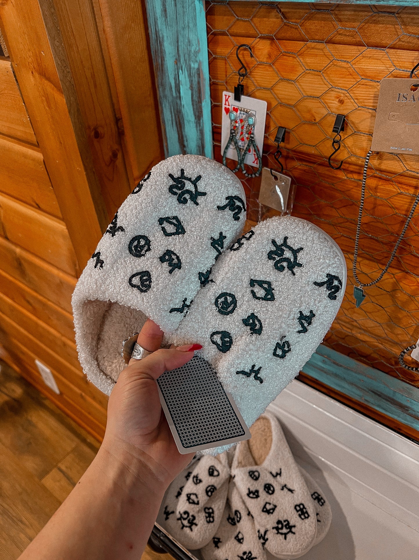 Cattle Brands House Slipper ONE 6/7