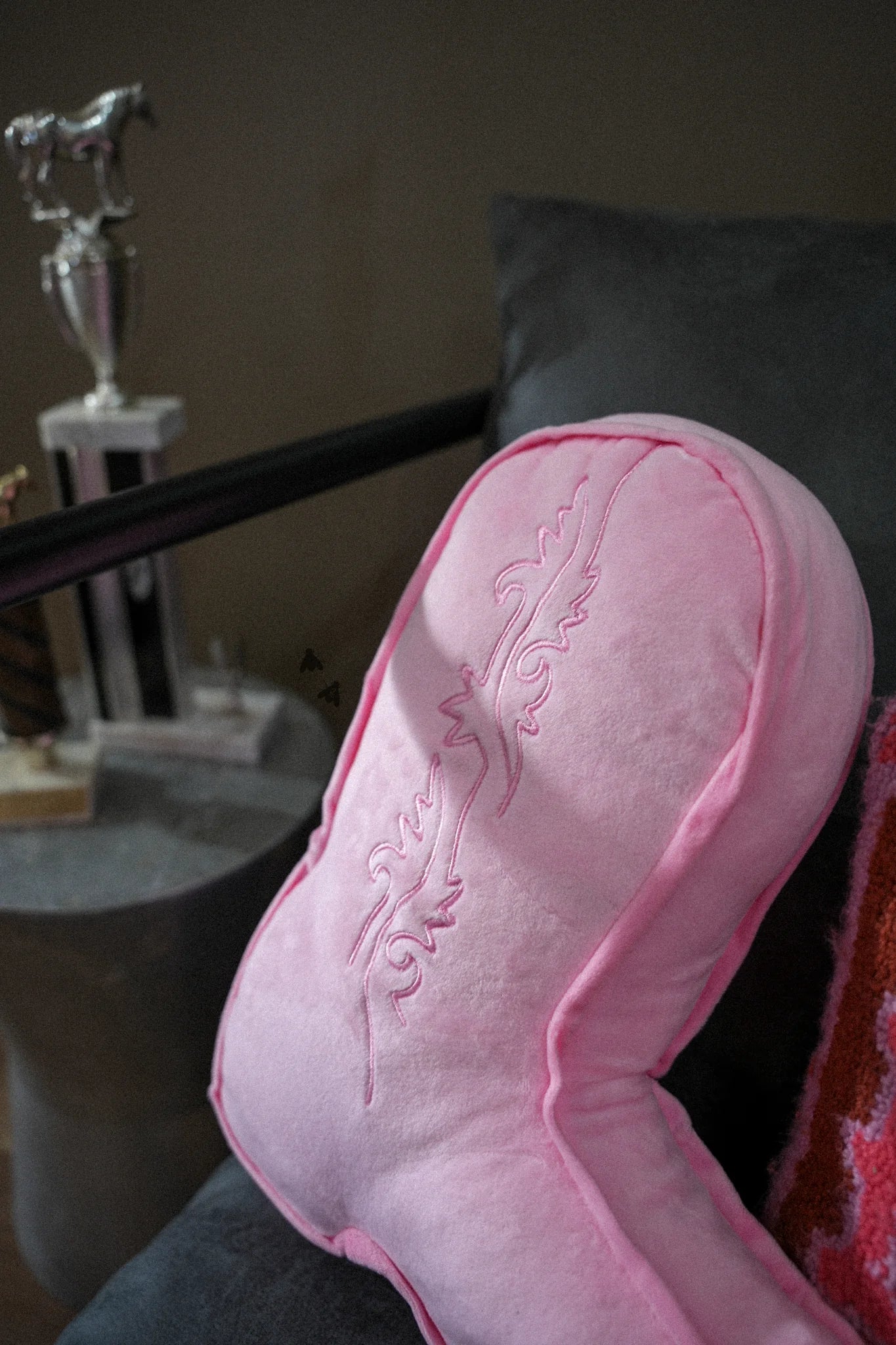 Snoozy Boot Pillow *Pink