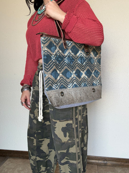 Neville Cowhide Tote Bag