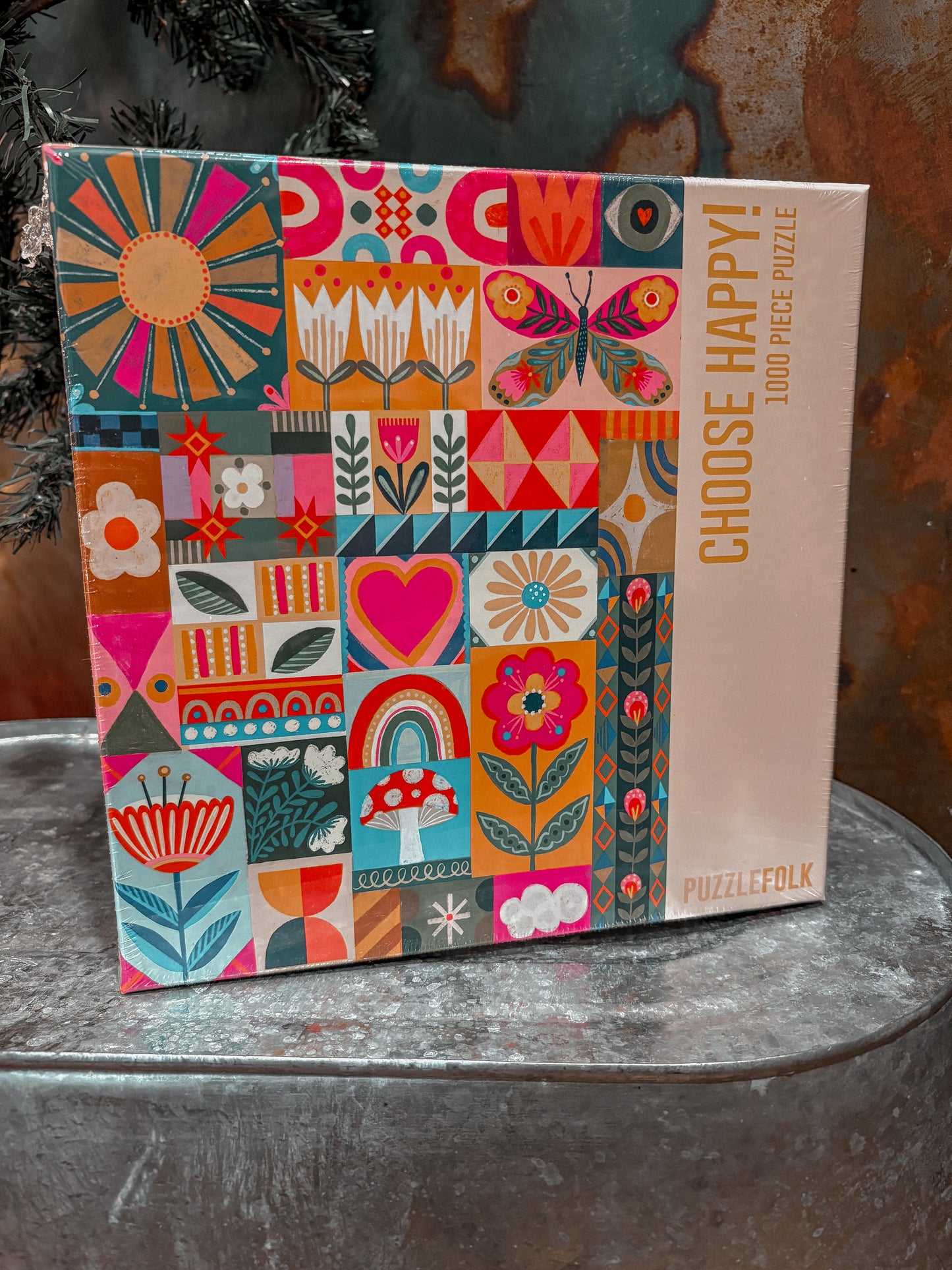 Choose Happy 1000 Piece Puzzle