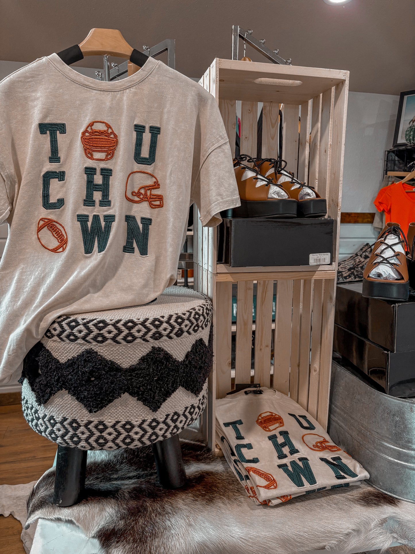 Touchdown Embroidered Tee