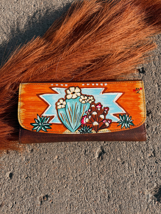 Blooming Cactus Wallet