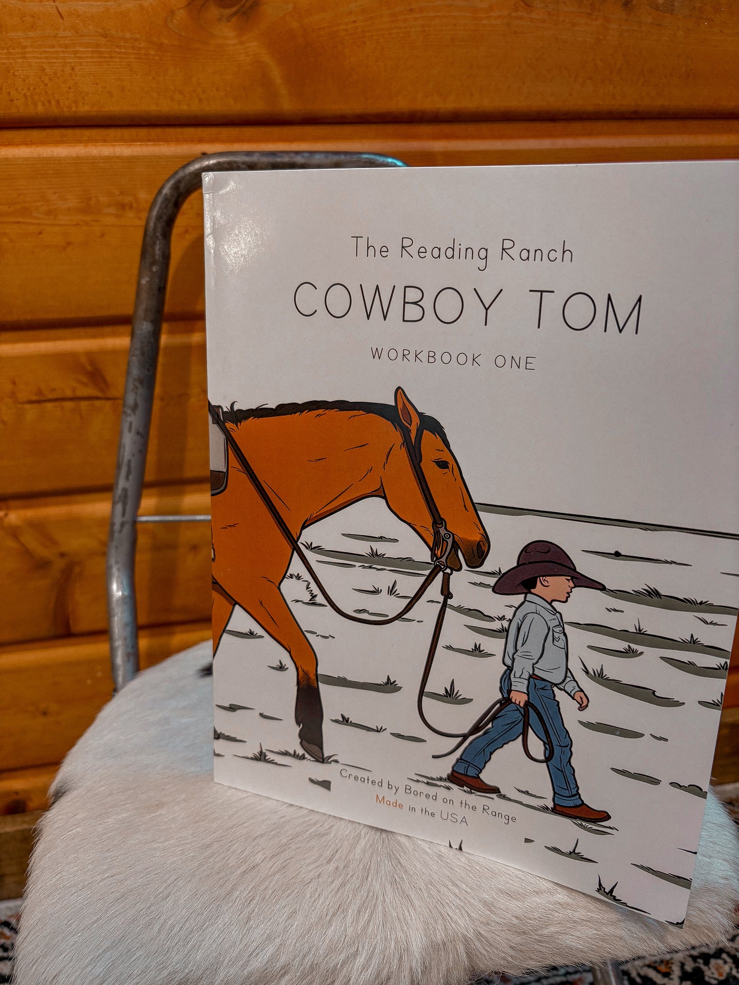 Bored On The Range Cowboy Tom: Word & Reading Workbook ONE